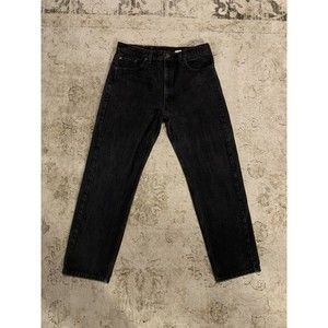 Vintage 90's Levi’s 505 Red Tab Men’s 38x30 Black Jeans Made In USA Straight Leg